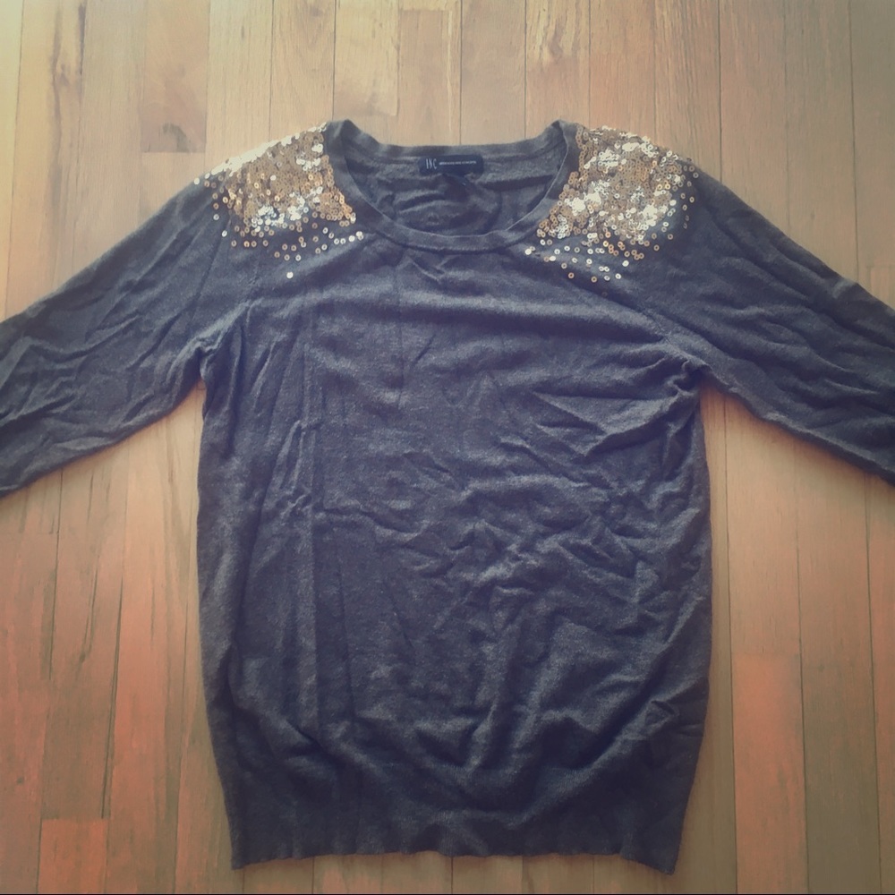 INC sweater with sequins